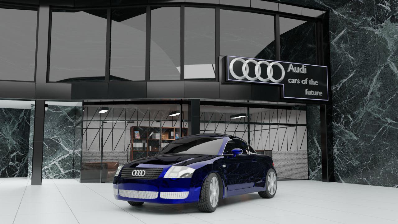 Audi TT no habitáculo