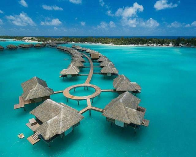 Hotel Quatro estações, Bora Bora.