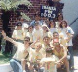 Eu, em baixo a esquerda, óculos escuros.