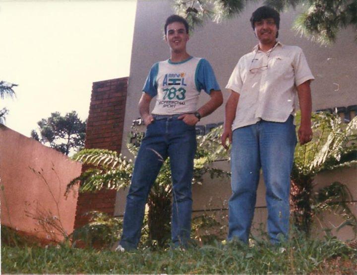 Eu e meu eterno "BOSS"...Alexandre Alexandre Hovoruski.