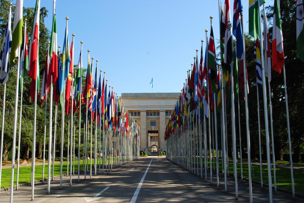 Palácio das Nações - Genebra - Suíça.